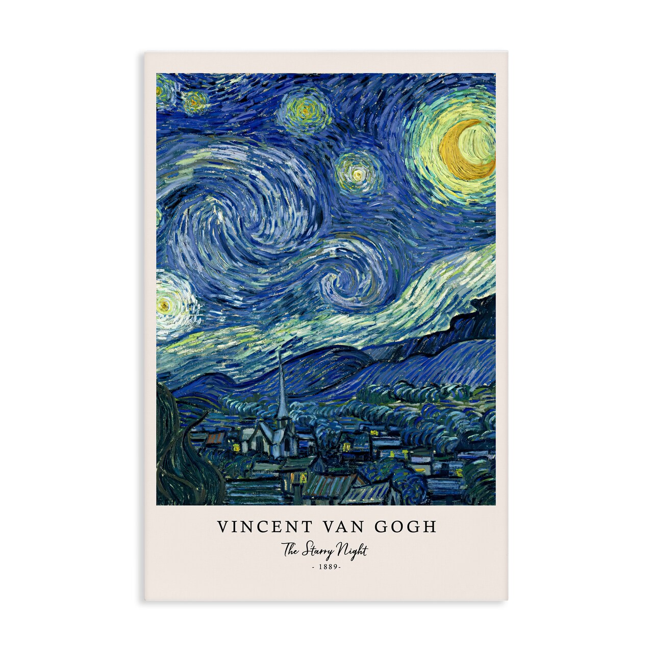 Stupell Industries Classic Starry Night Van Gogh Canvas, design by Vintage Hustle